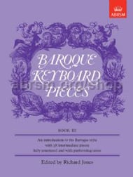 Baroque Keyboard Pieces piano sheet music cover